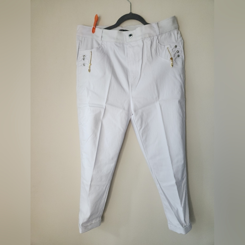Men's White Pants, Size 3X